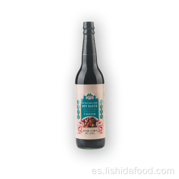 Salsa de soja oscura sin gluten de 625 ml